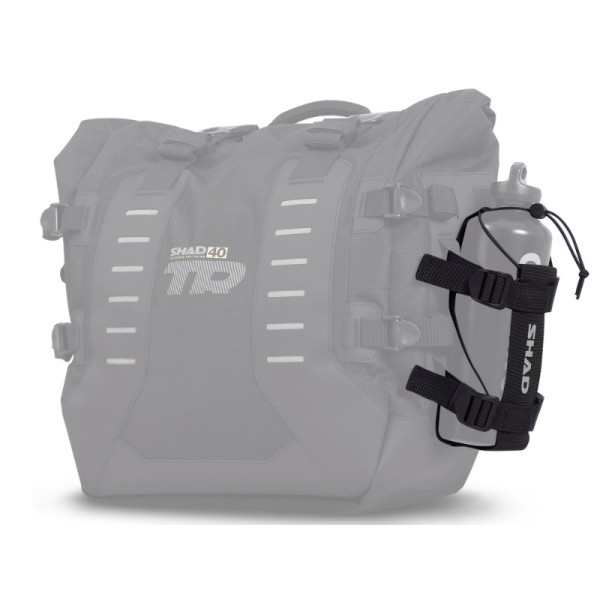 Shad Tr40 soft panniers fuel bottle harness